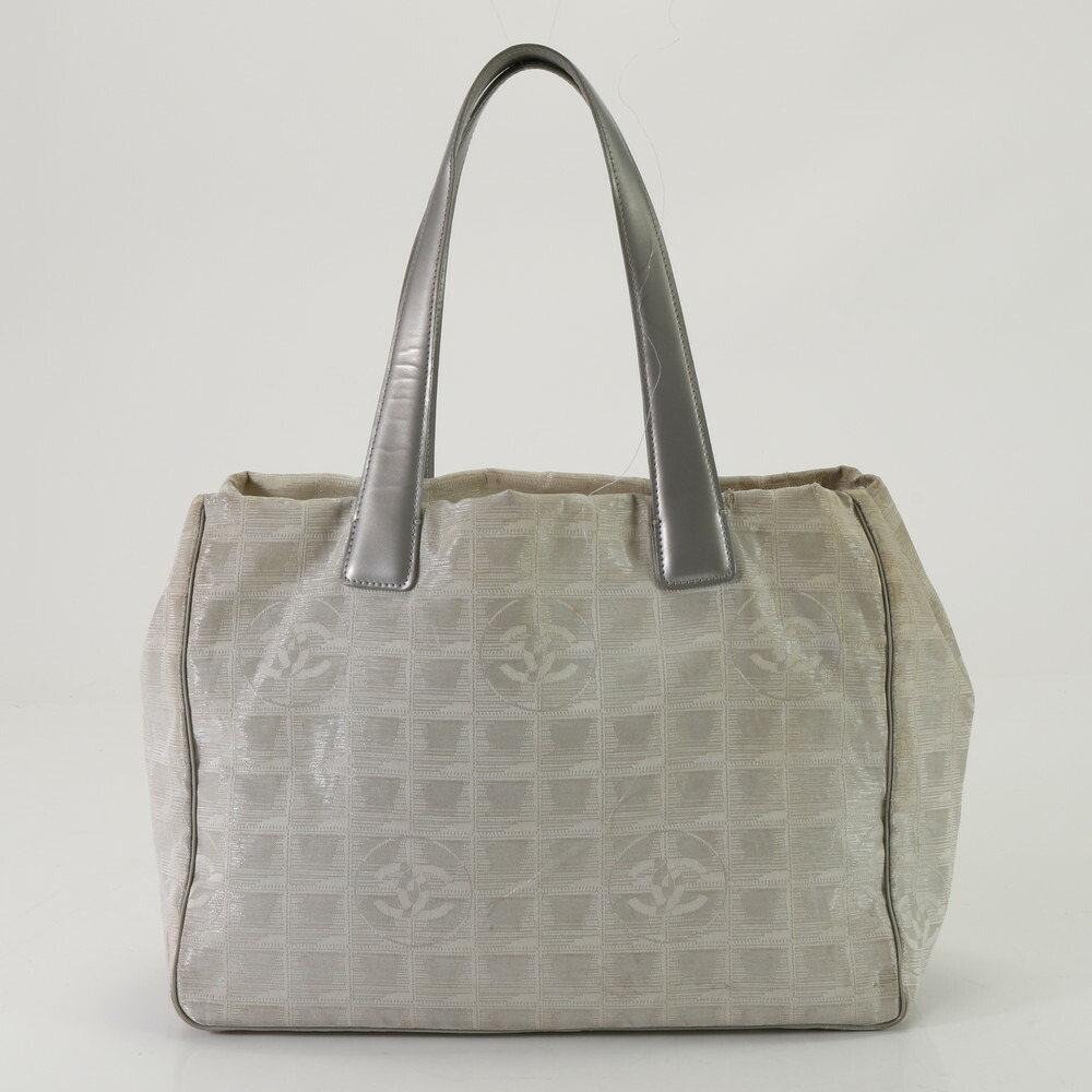 Chanel Silver Tote Bag Shoulder Bag
